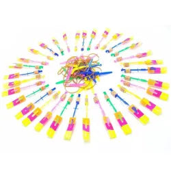 Prastie cu lumini pentru copii, diverse culori, 16 cm, 50/set engros
