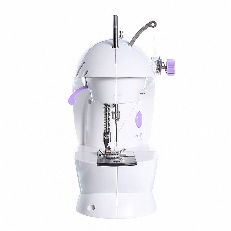 Mini Mașină de Cusut Electrică, 22.5×12×21cm cu Pedală și Alimentator, Accesorii Incluse Engros