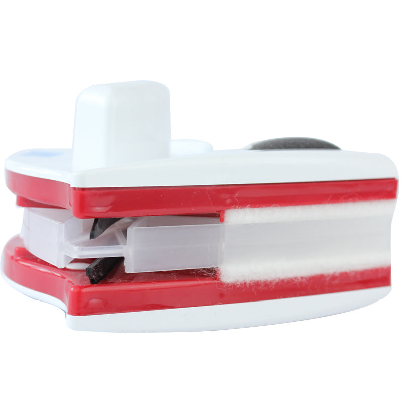 Curatator Magnetic pentru Geamuri cu Două Fețe, 16x13.5x6cm, cu Șnur de Siguranță și Bureți de Rezervă, Curățare Interioară și Exterioară Simultană Engros