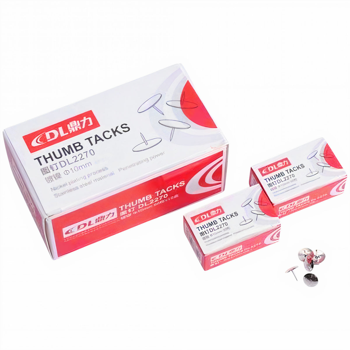 Pioneze 10mm Metalice, 10set, 90 buc/set Engros