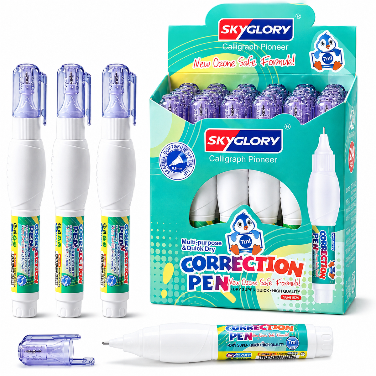 Pasta Corectoare 24/Set, Tip Pix, 7 ml Engros