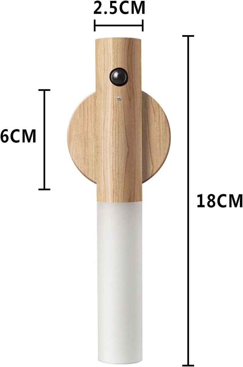 Lampa LED Magnetica 18cm de Perete Reincarcabila prin USB, cu Senzor de Miscare pentru Interior Engros