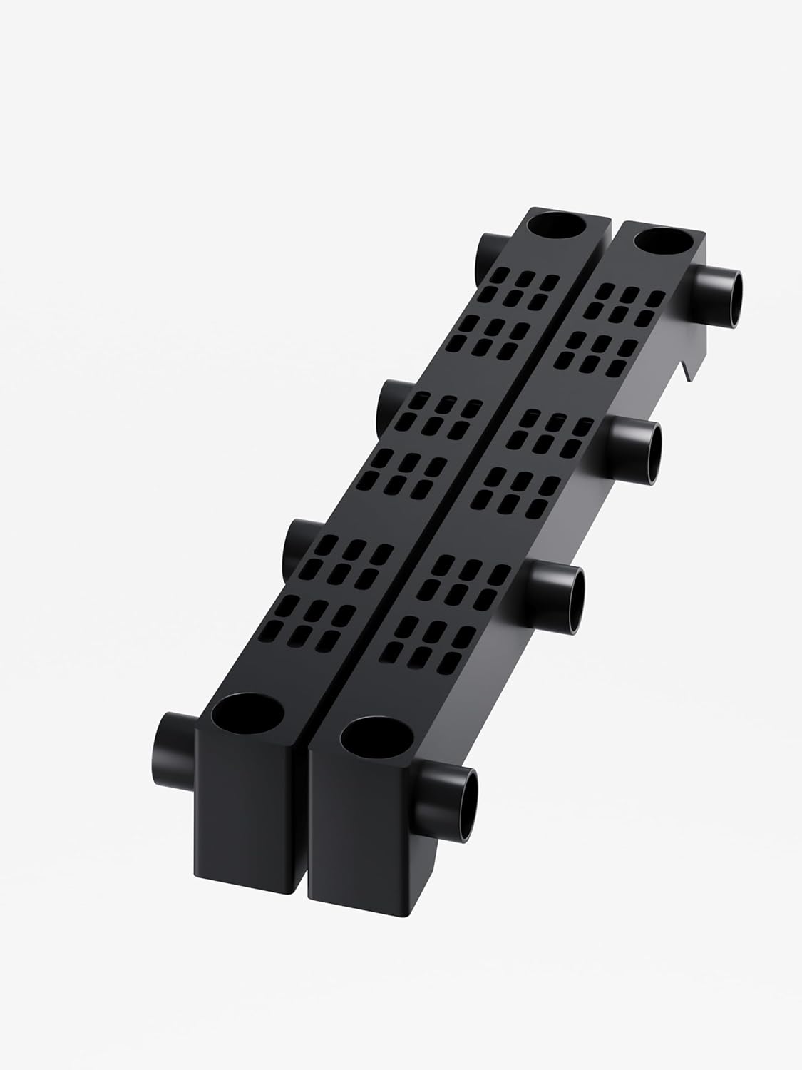 Dulap Organizator Modular 123x84x32cm, cu 8 Compartimente și Uși Rabatabile, Cadru Metalic Engros