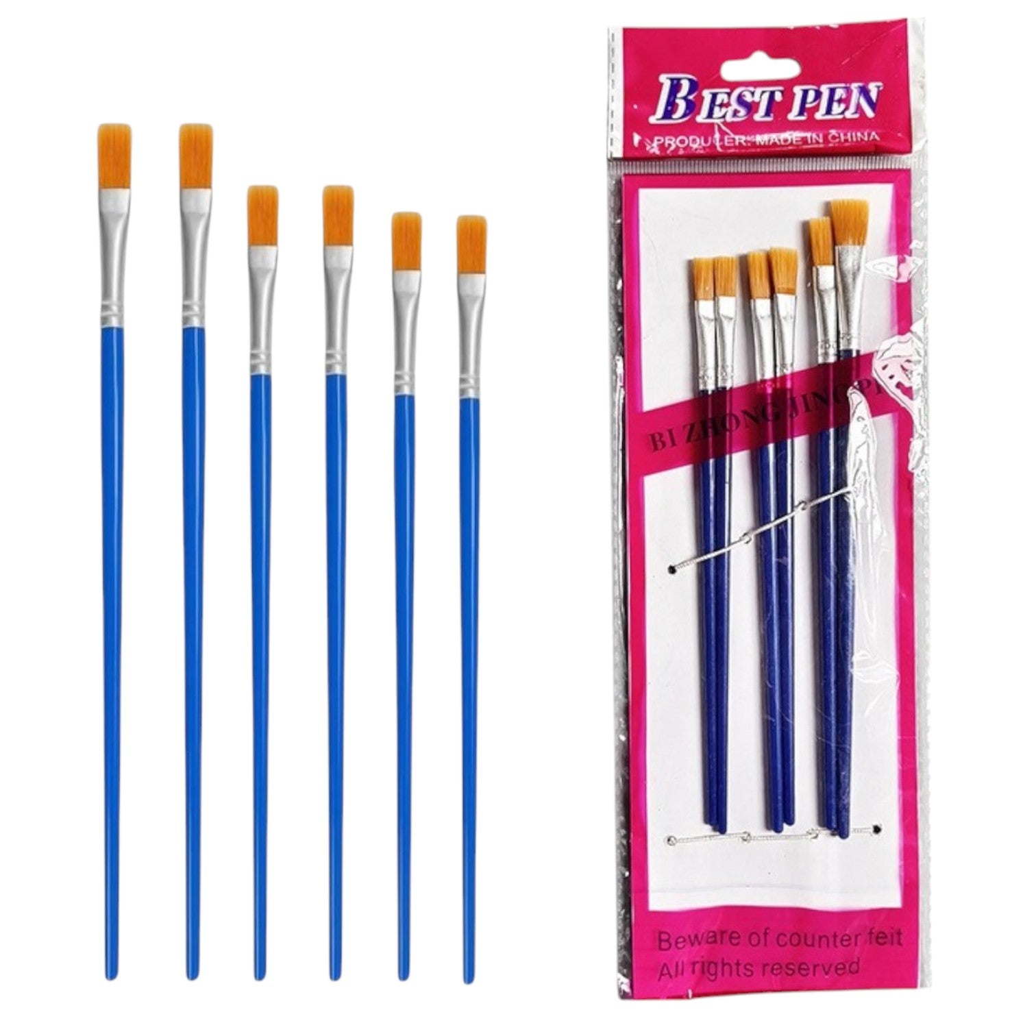 Pensule pentru Pictura 6/set Diferite Dimensiuni Engros
