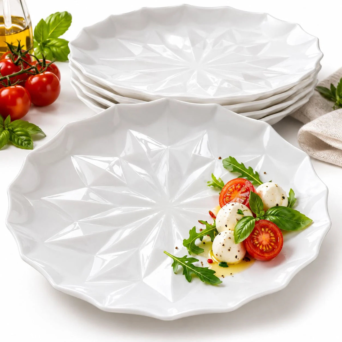 Farfurie Desert Alba 6/set, din Arcopal 19cm, Model LLXP75 Engros