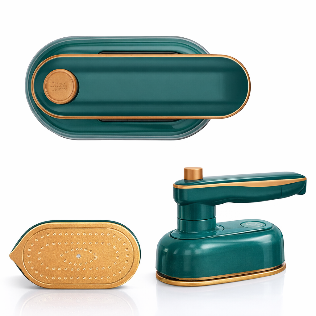 Mini Fier de Călcat Pliabil 16cm Portabil, Talpă Ceramică Engros