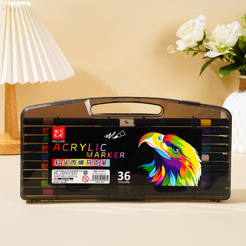 Markere Acrilice 36/set, Vârf Pensulă Soft Brush, pe Bază de Apa Engros