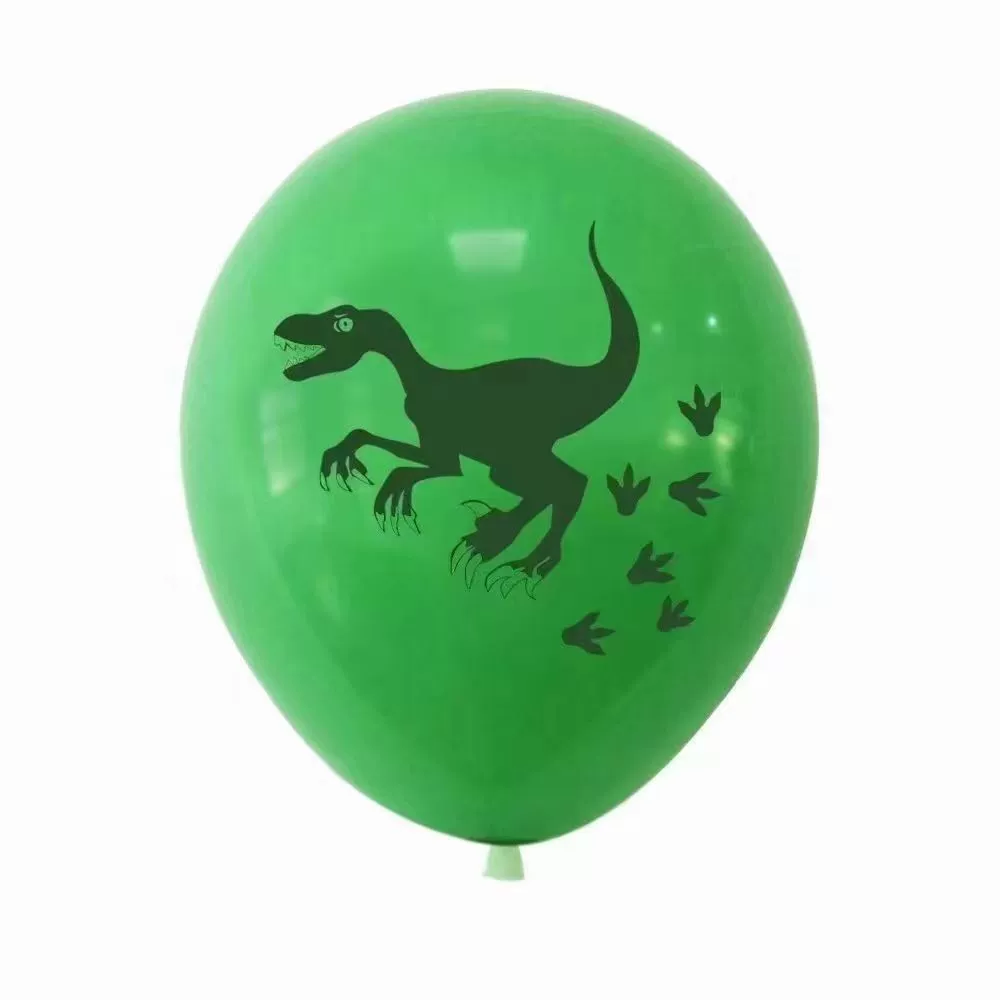 Baloane din Latex, 14/Tipla Imprimeu Dinozauri 30cm, 12/set Engros