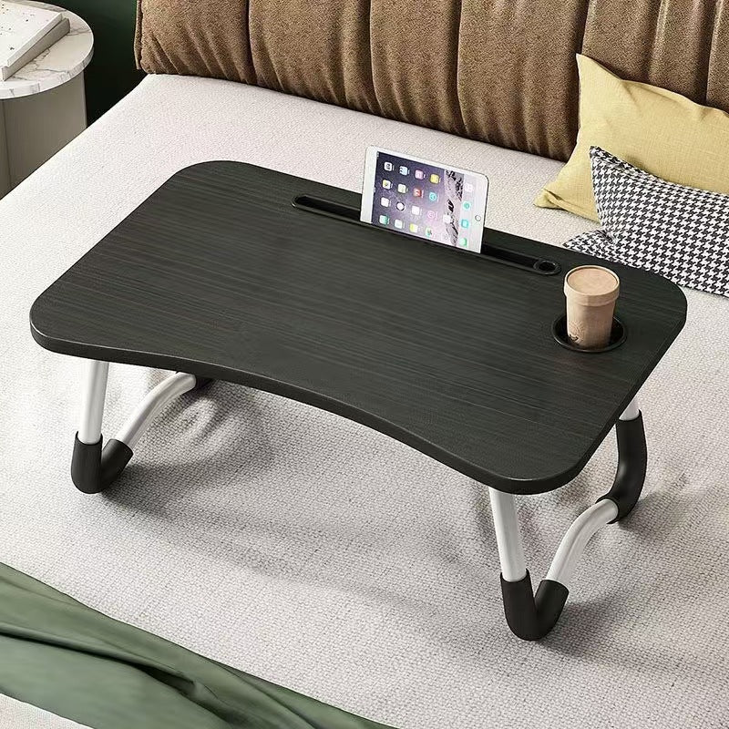 Masă Pliabilă Multifunctionala 60×40×28cm, cu Suport pentru Tabletă și Suport pentru Pahar Engros