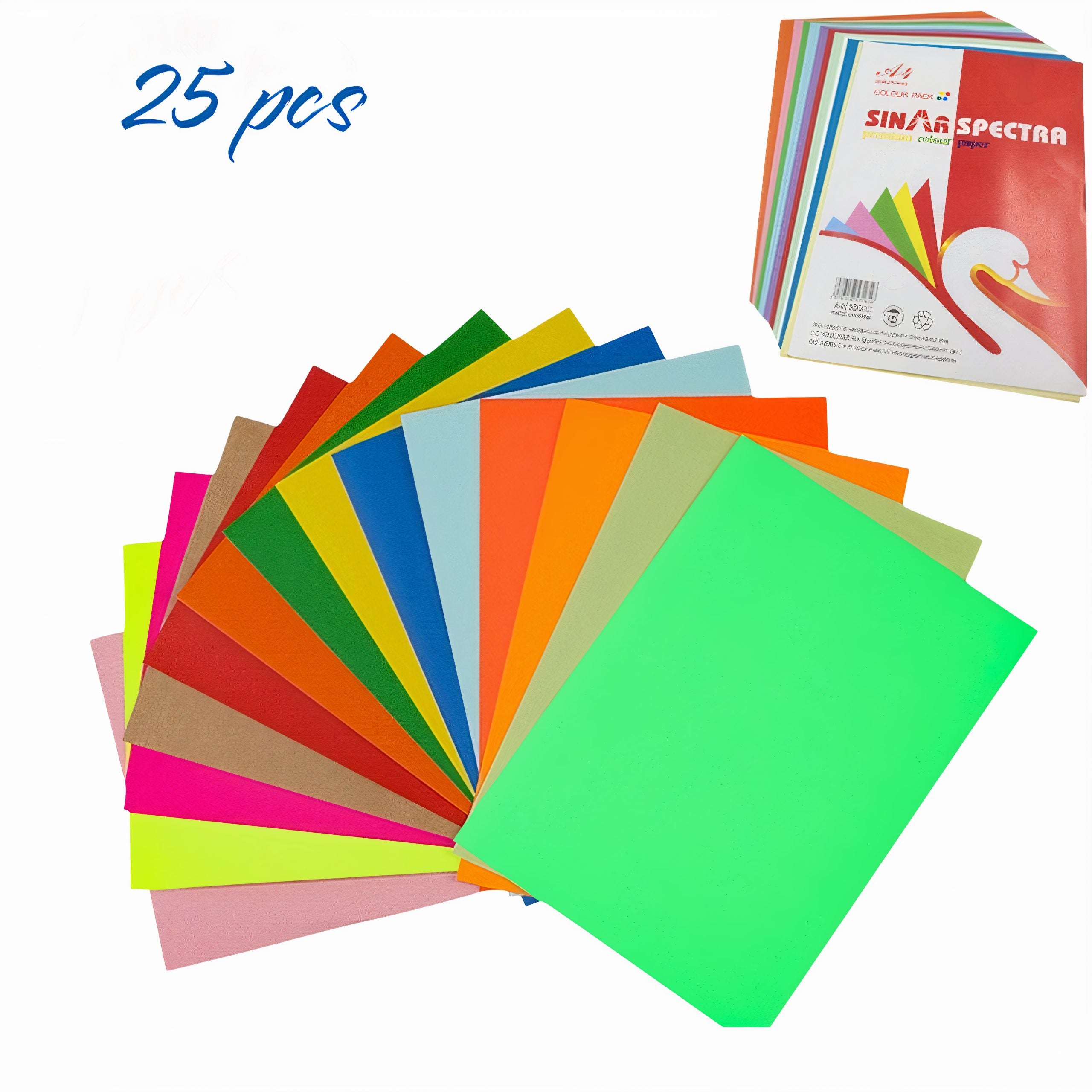 Hartie Colorata A4 25/set, Diferite Culori Engros