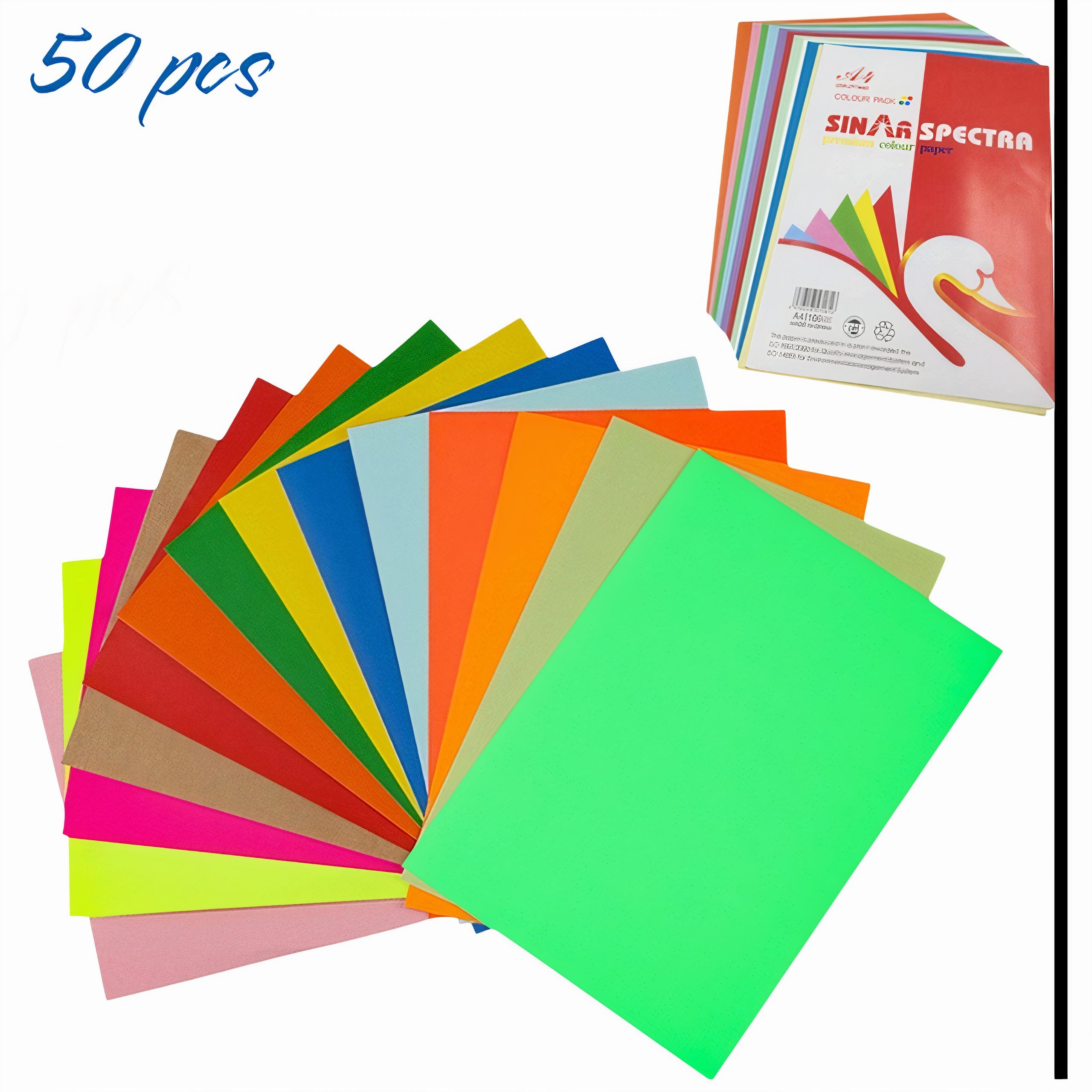 Hartie Colorata A4 50/set, Diferite Culori Engros