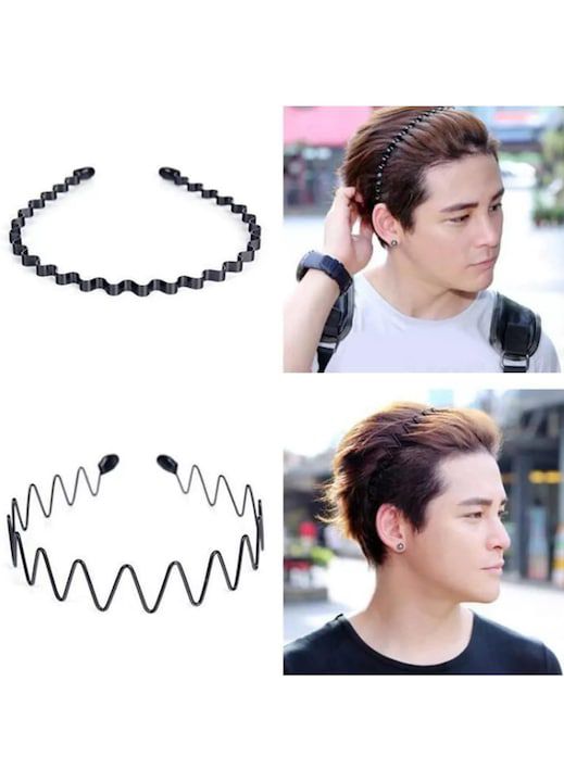 Bentite pentru Par, 17x15cm, Negre, 12/set, Engros