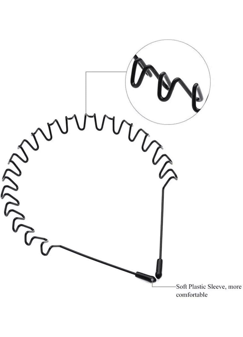 Bentite pentru Par, 17x15cm, Negre, 12/set, Engros