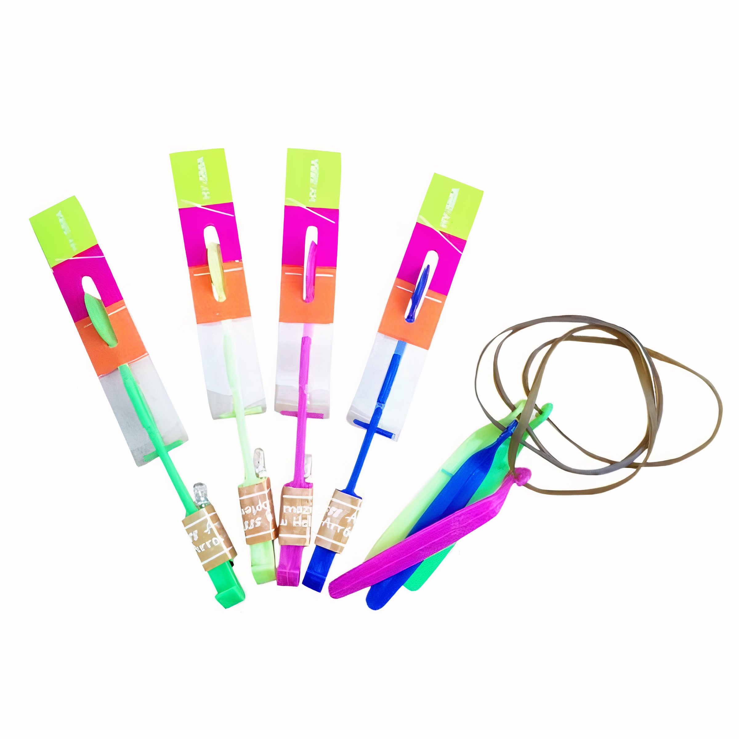Prastie cu lumini pentru copii, diverse culori, 16 cm, 50/set engros
