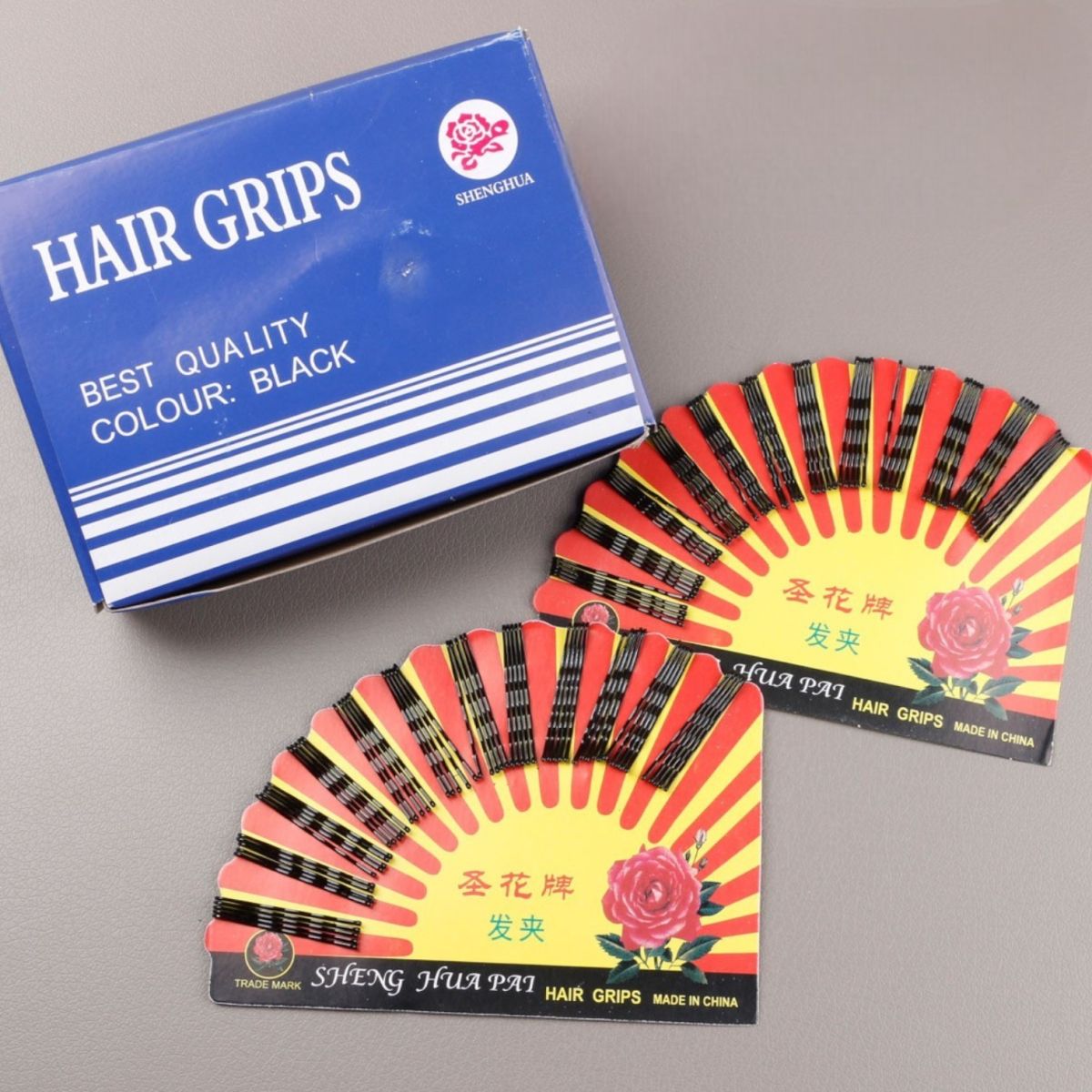 Agrafe Negre 4cm, 48 Buc/Set, 12 Set/Cut Engros