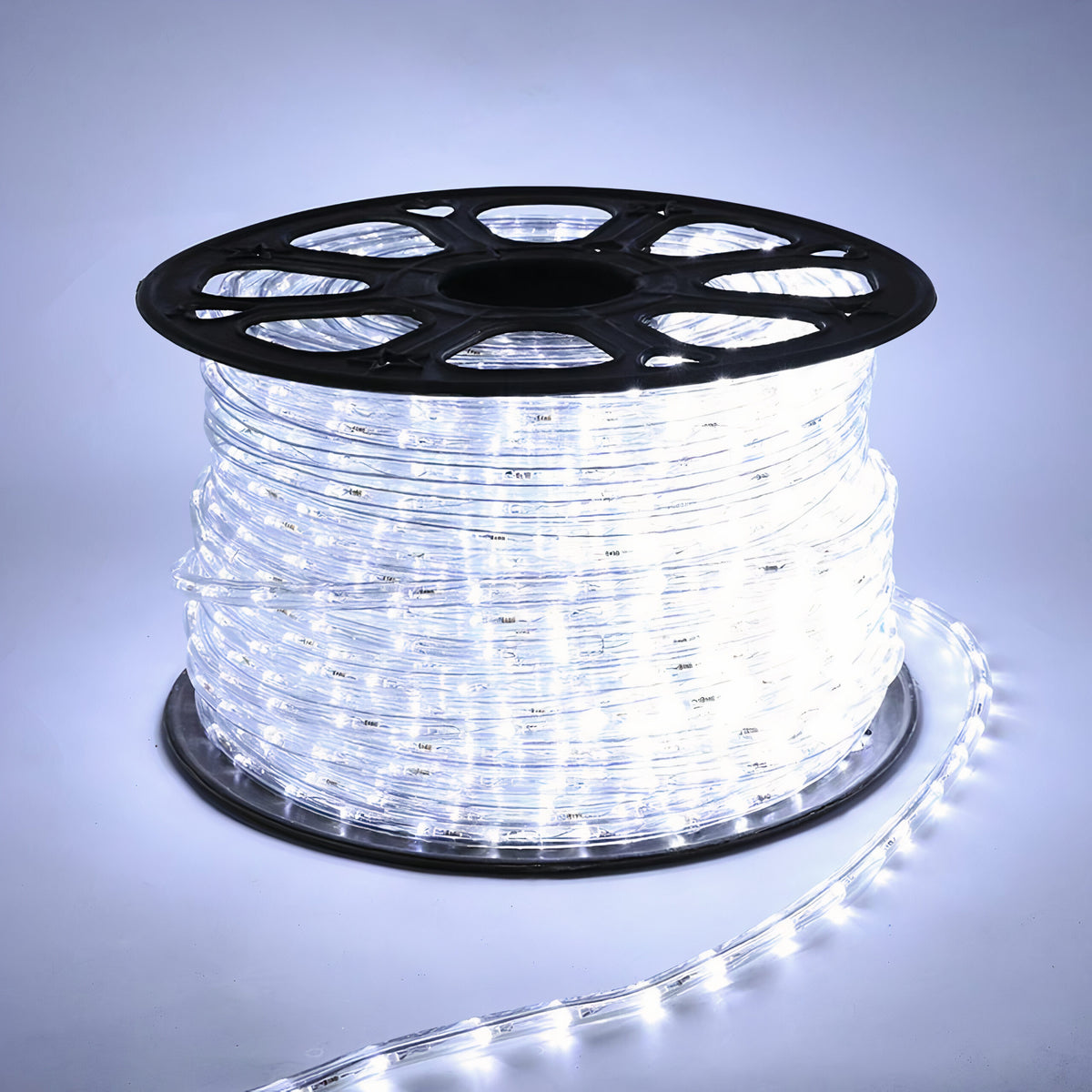 Instalație Luminoasă 70m LED Alb Rece, Furtun Transparent pentru Crăciun Engros