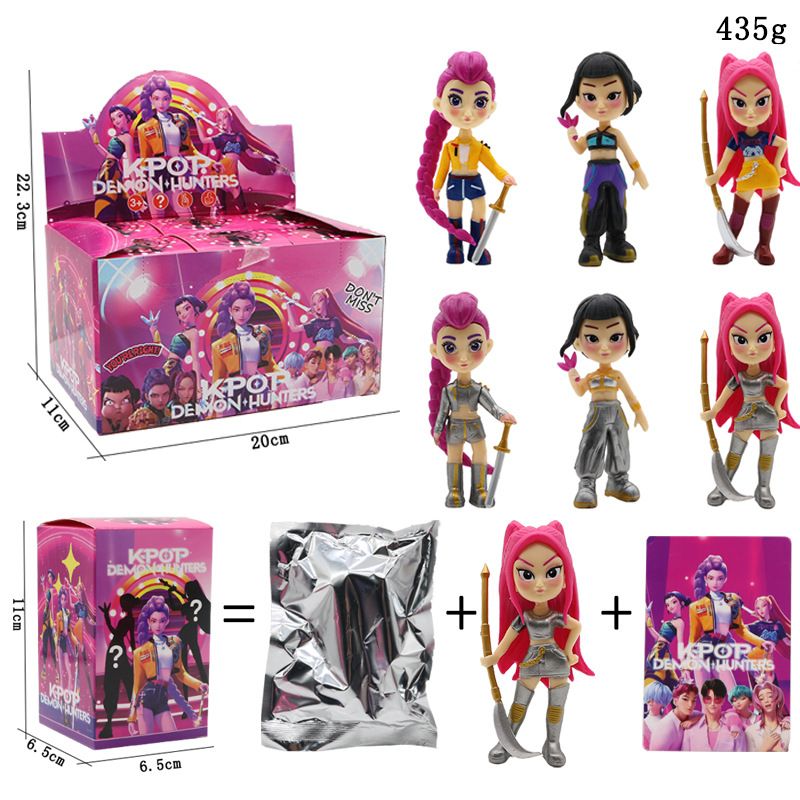 Figurine 6/set KPOP Demon Hunters Blind Box 10cm, Diferite Modele Engros