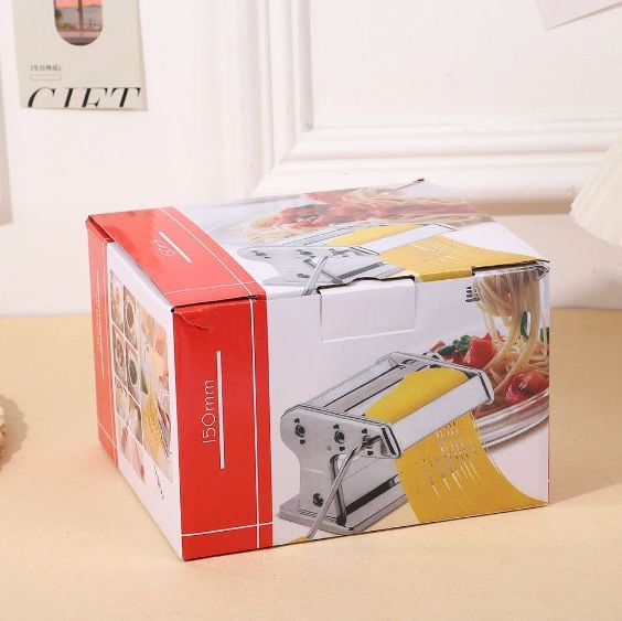 Aparat Manual de Făcut Paste 15x20x35cm, din Oțel cu Manivelă și 2 Lame Engros
