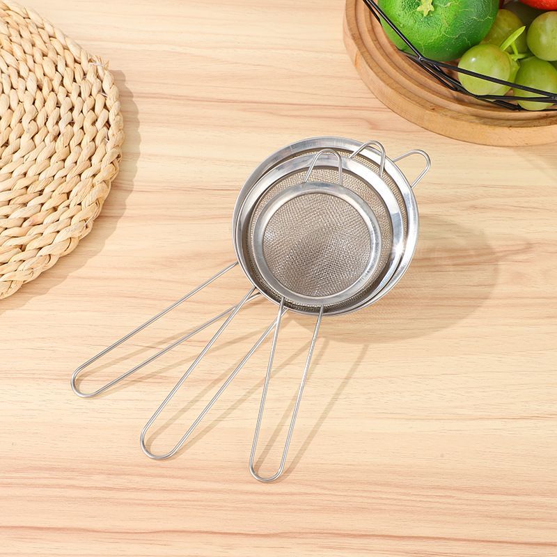 Strecurătoare de Bucătărie 3/set, din Inox 23x10cm, Diferite Dimensiuni Engros