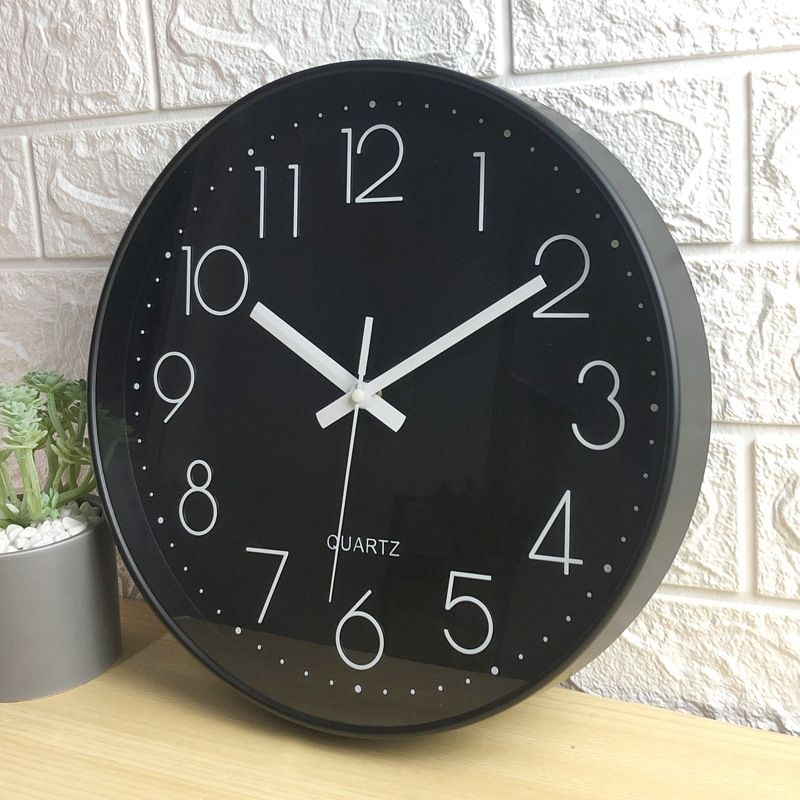 Ceas de Perete 30cm, din Plastic Diferite Culori Engros