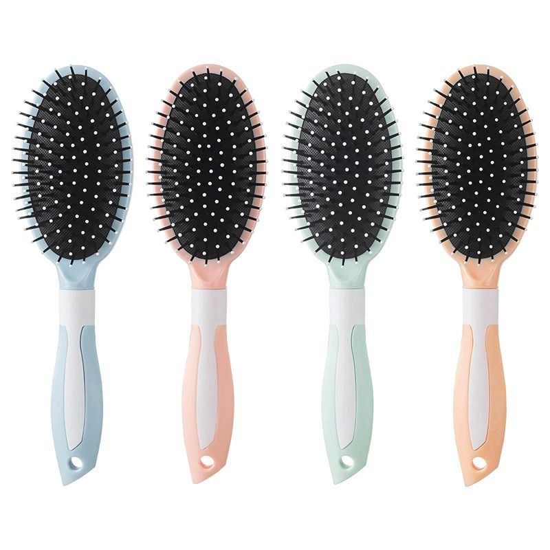 Perie de Păr Ovală 24x6.5cm, din Plastic Diferite Culori Engros