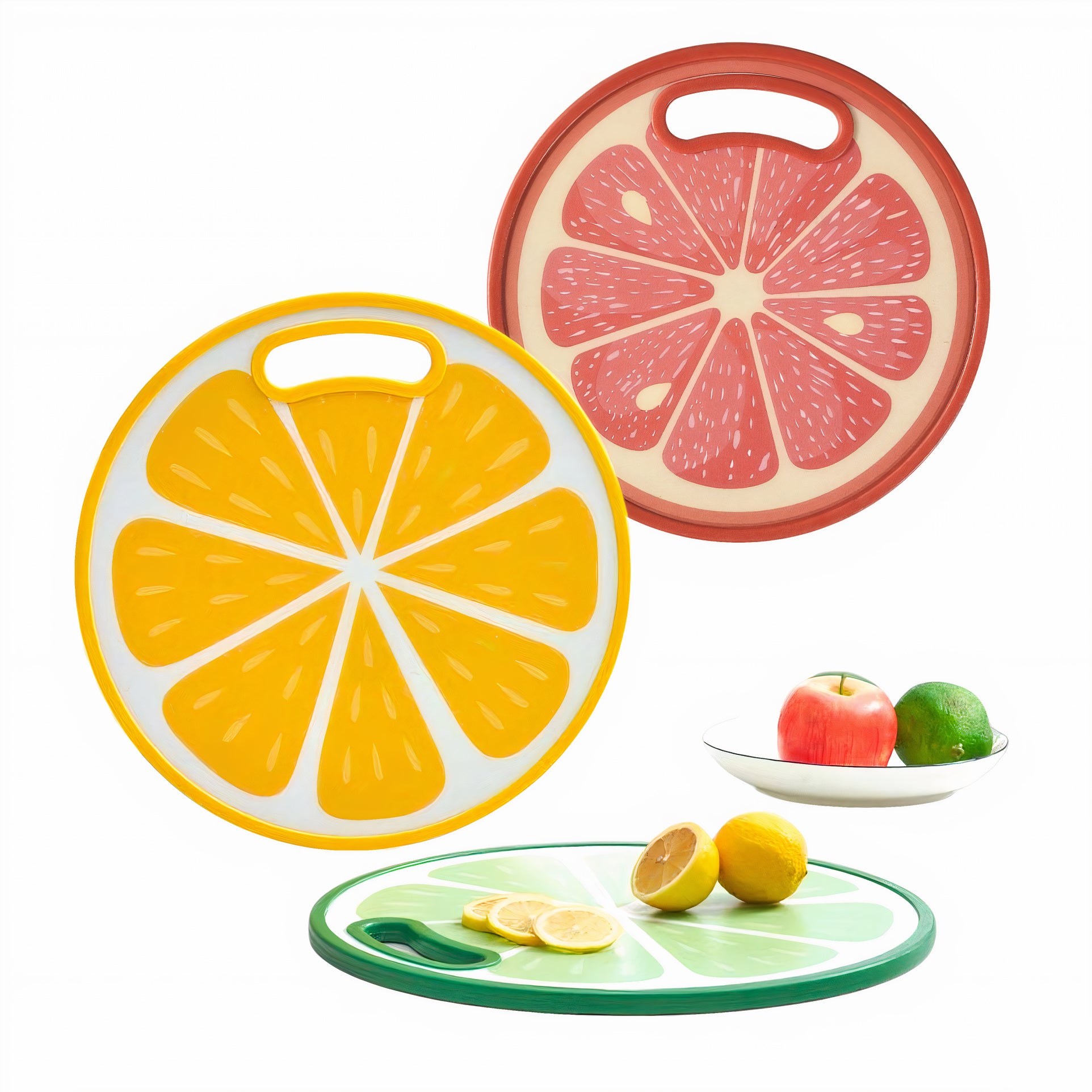 Tocator pentru Bucatarie 30cm, Rotund din Plastic, Diferite Modele Engros