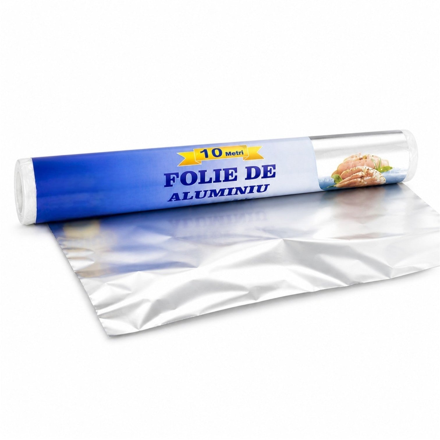 Folie de Aluminiu 10m, Rola Bucătărie 28cm Engros