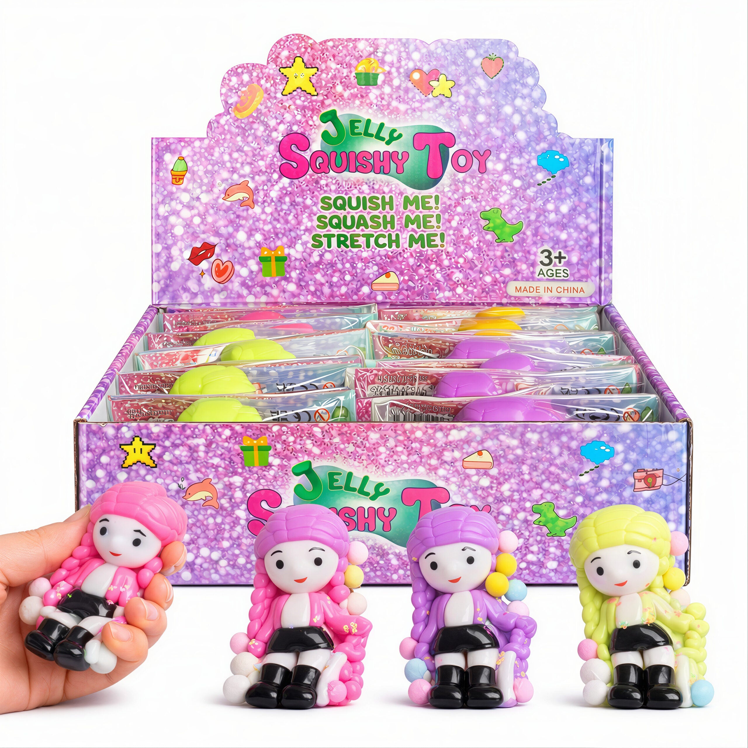 Figurine Squeeze 20/set Model K-Pop Rumi 10cm, Diferite Culori Engros