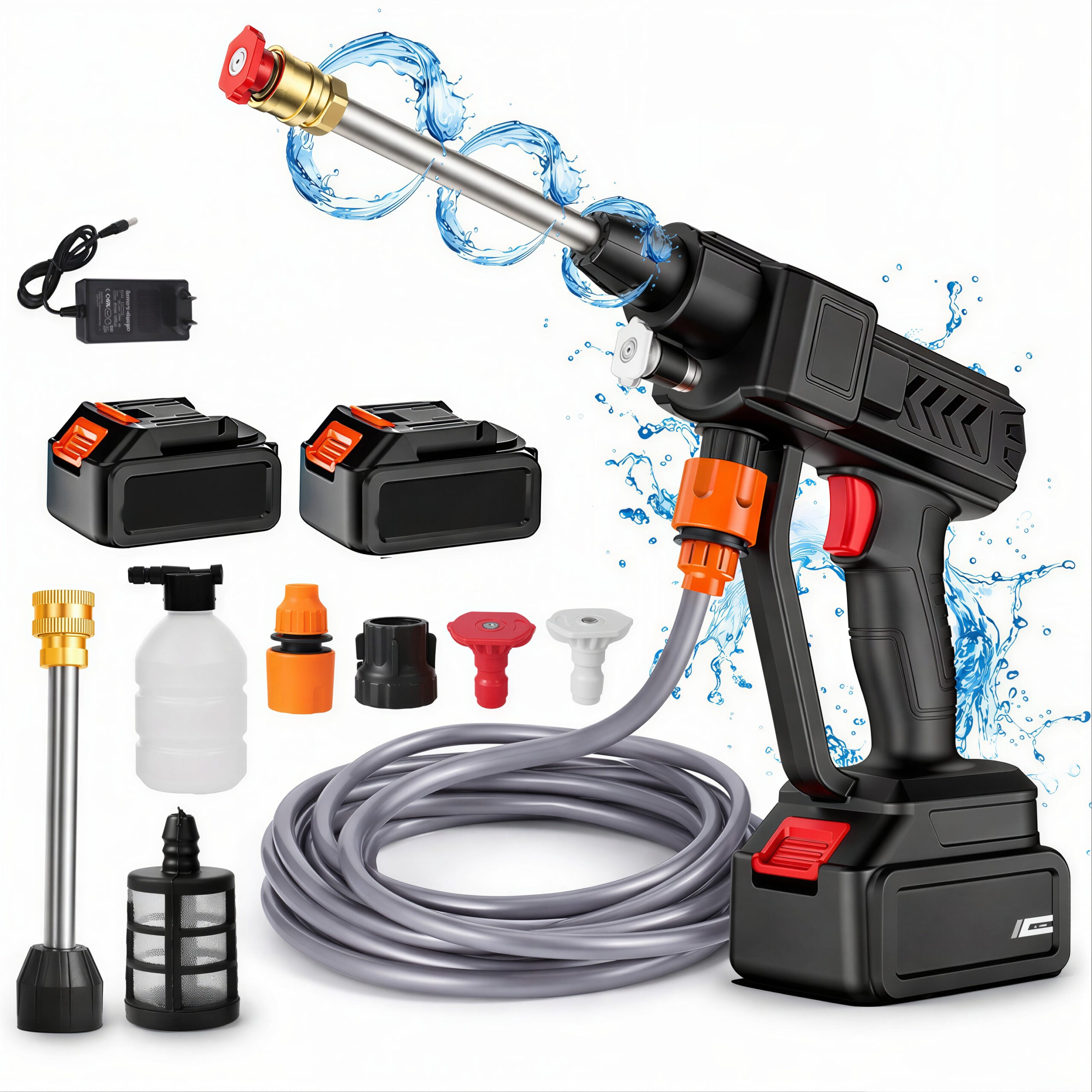 Aparat De Spalat cu Presiune si 2 Acumulatori de 48V, in Cutie Transport Engros