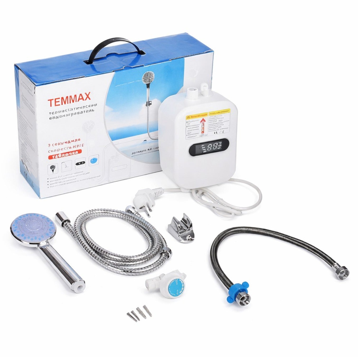 Boiler Electric Instant pentru Apă Caldă 3500W, cu Afișaj Digital Engros