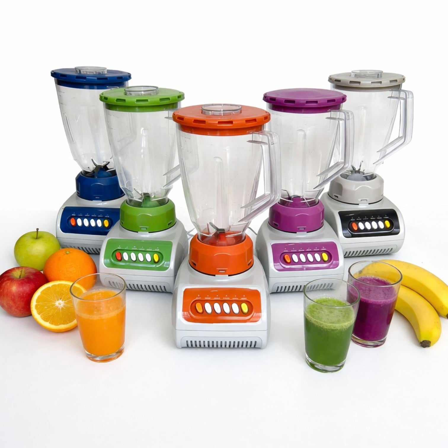 Storcător Multifuncțional 2 în 1, 450W, Blender Electric 1.5L, cu Râșniță Inclusă, Diferite Culori Engros