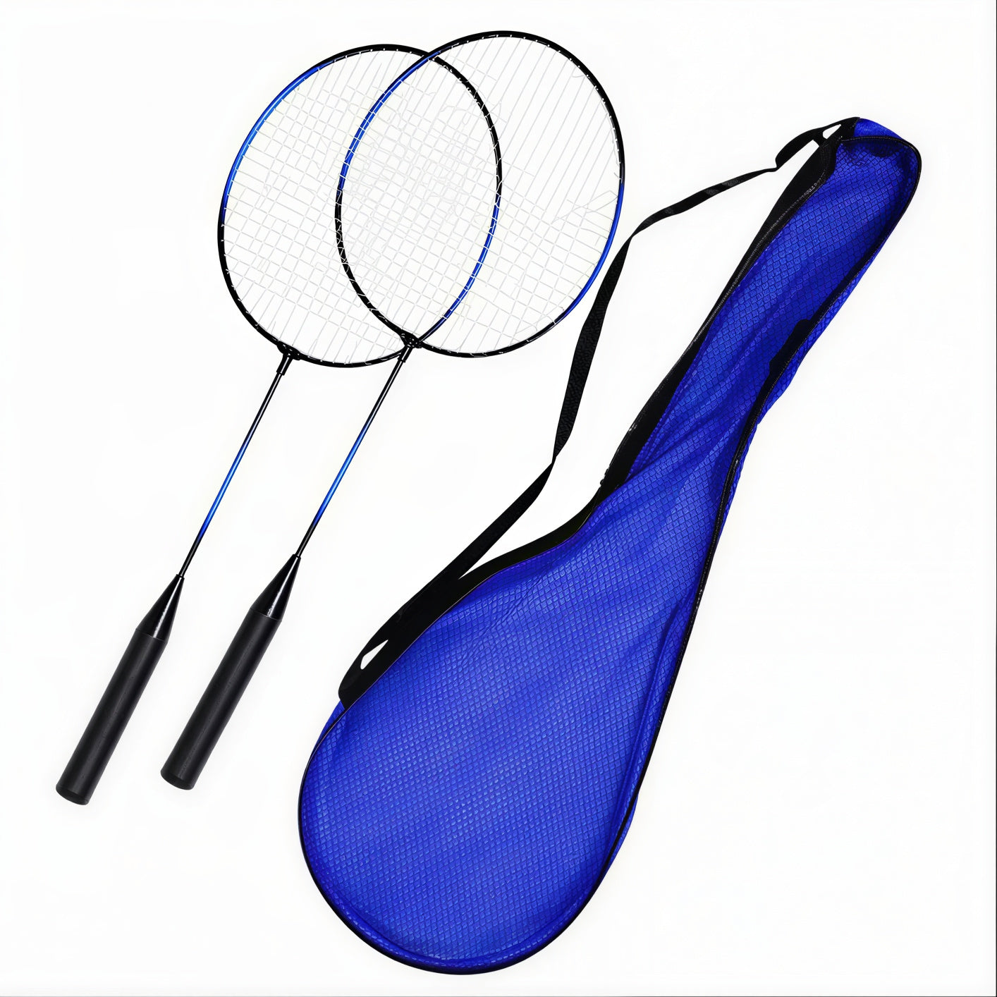 Palete Badminton 2/set din Plastic, 60cm in Husa Transport Engros