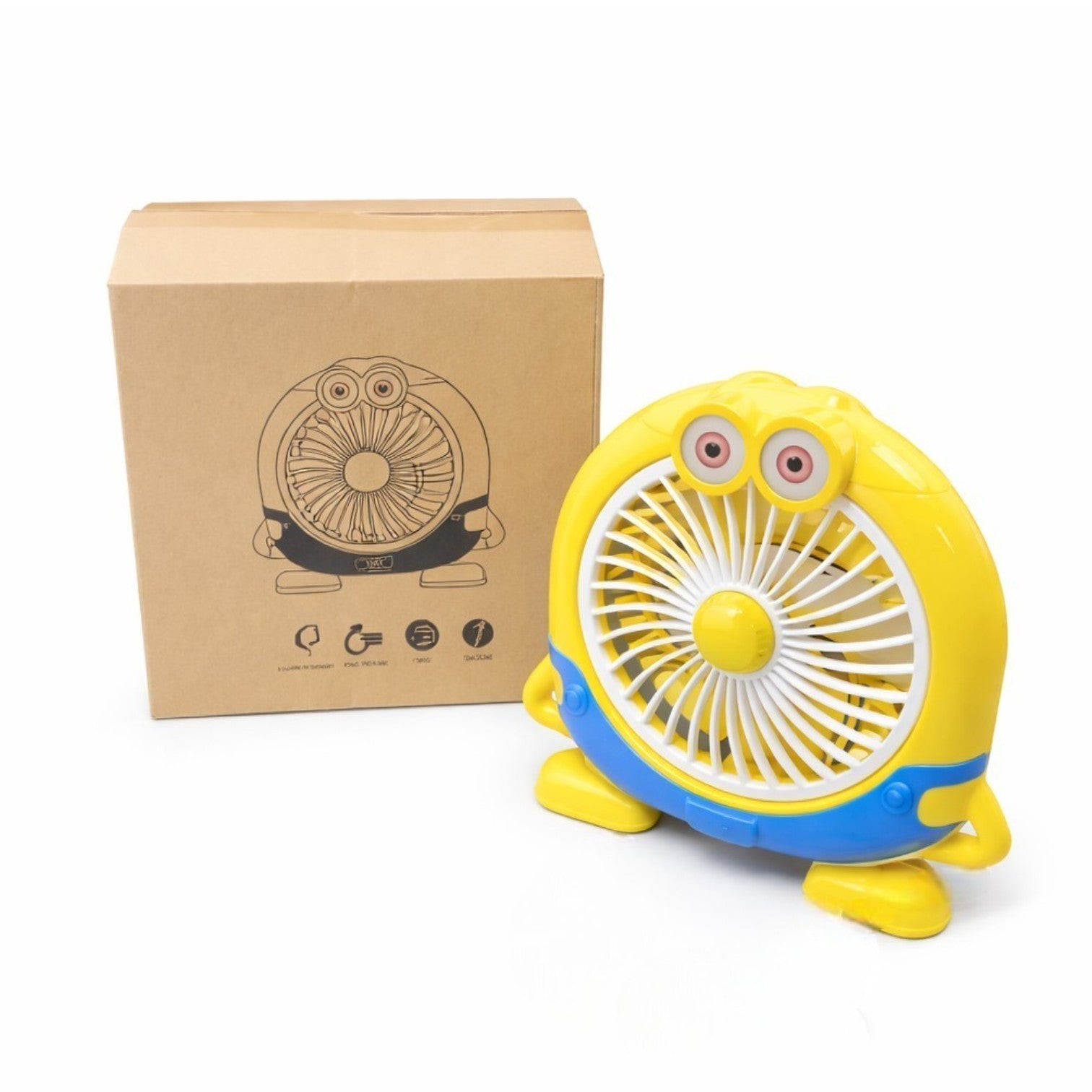 Ventilator Electric 27x25cm, Portabil, Model Minion, din Plastic Engros
