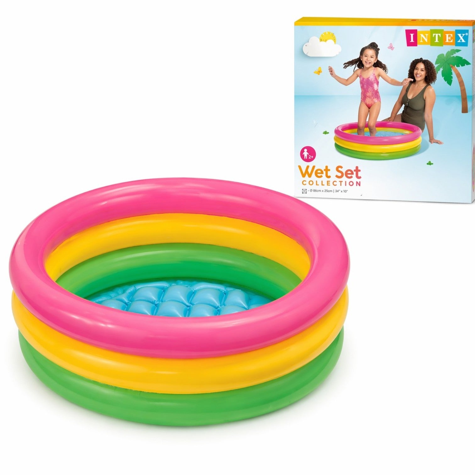Piscina pentru copii 86x25cm, Multicolora Engros
