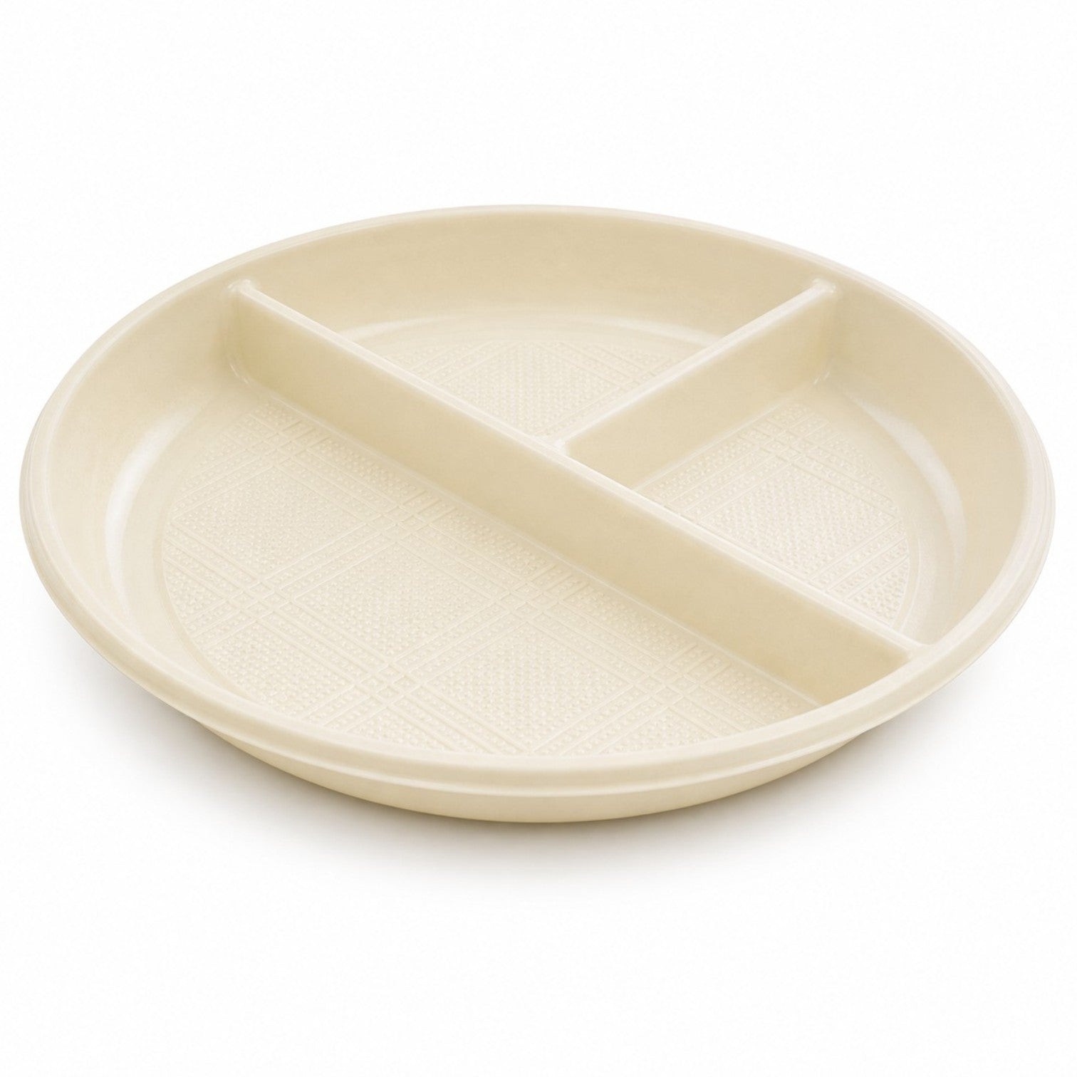 Farfurie Bio 21cm, Rotunda 3 Compartimente 50/set, de Unica Folosita Engros