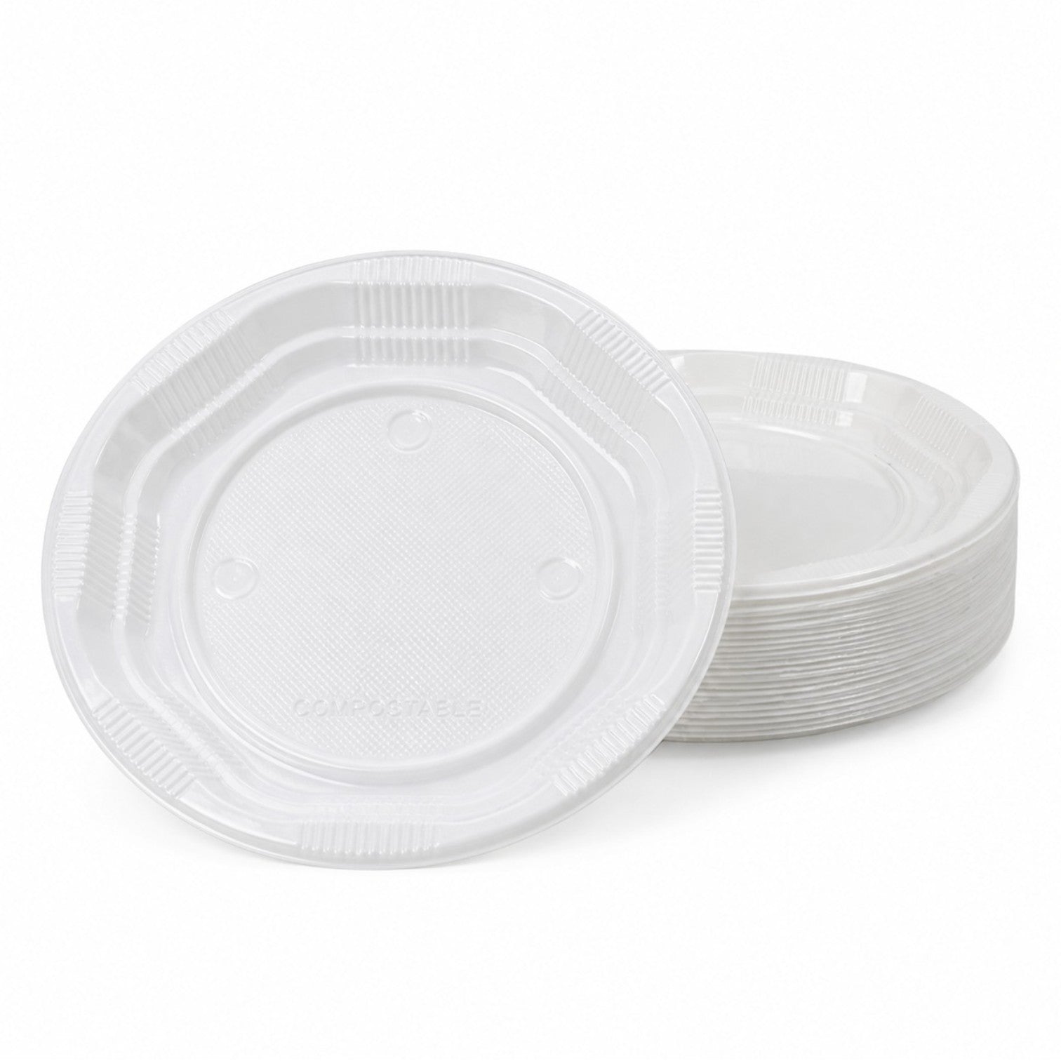 Farfurie Bio 21cm, Plata 50/set, de Unica Folosinta Engros