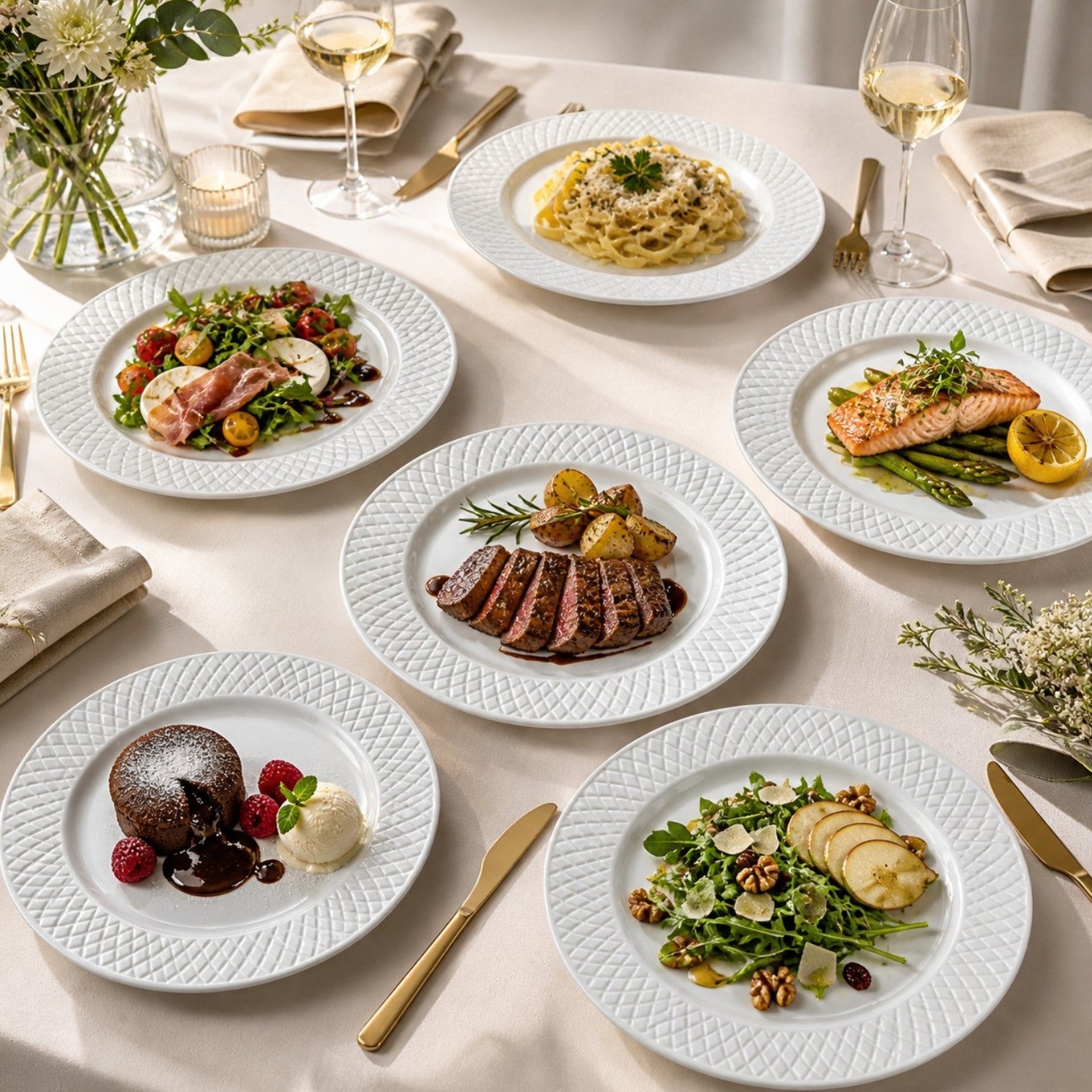 Farfurie Întinsă 26.5cm, din Arcopal 6/set Engros