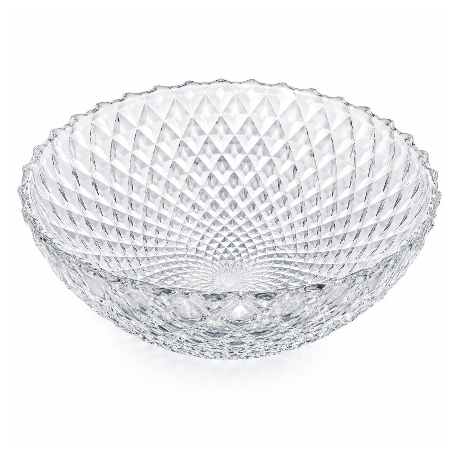 Bol din Sticlă 6/set, Model Cristal 17x5.5cm, Transparent Engros