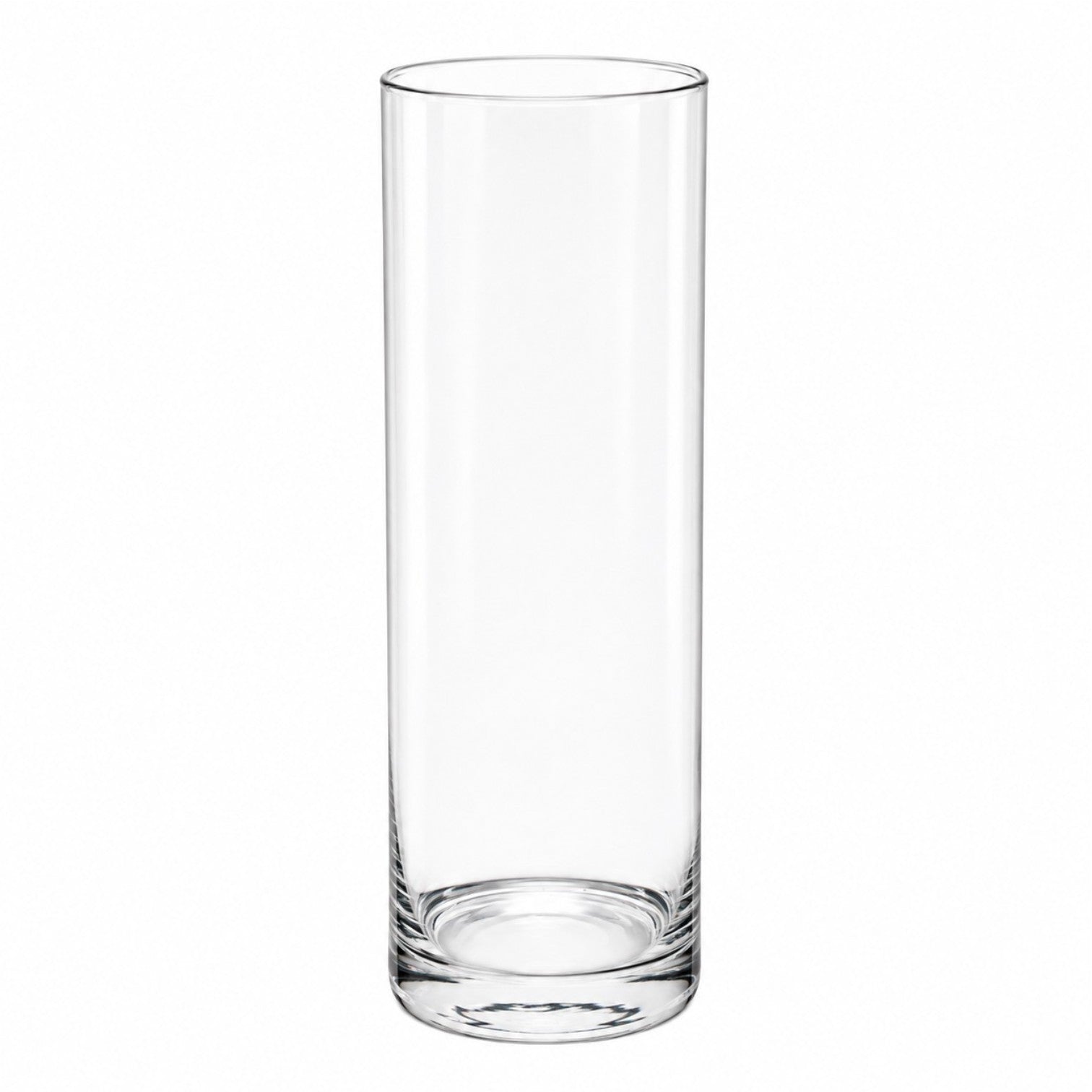 Vaza din Sticlă 10x30cm, Model Cilindric Engros