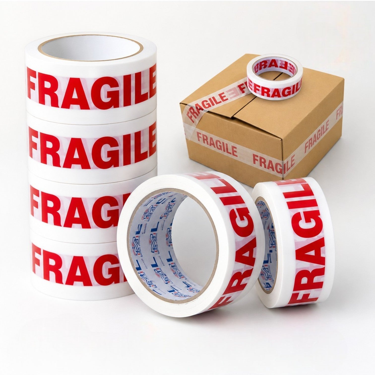 Banda Adeziva Scotch 6/set Fragile 4.8cm x 82m Engros