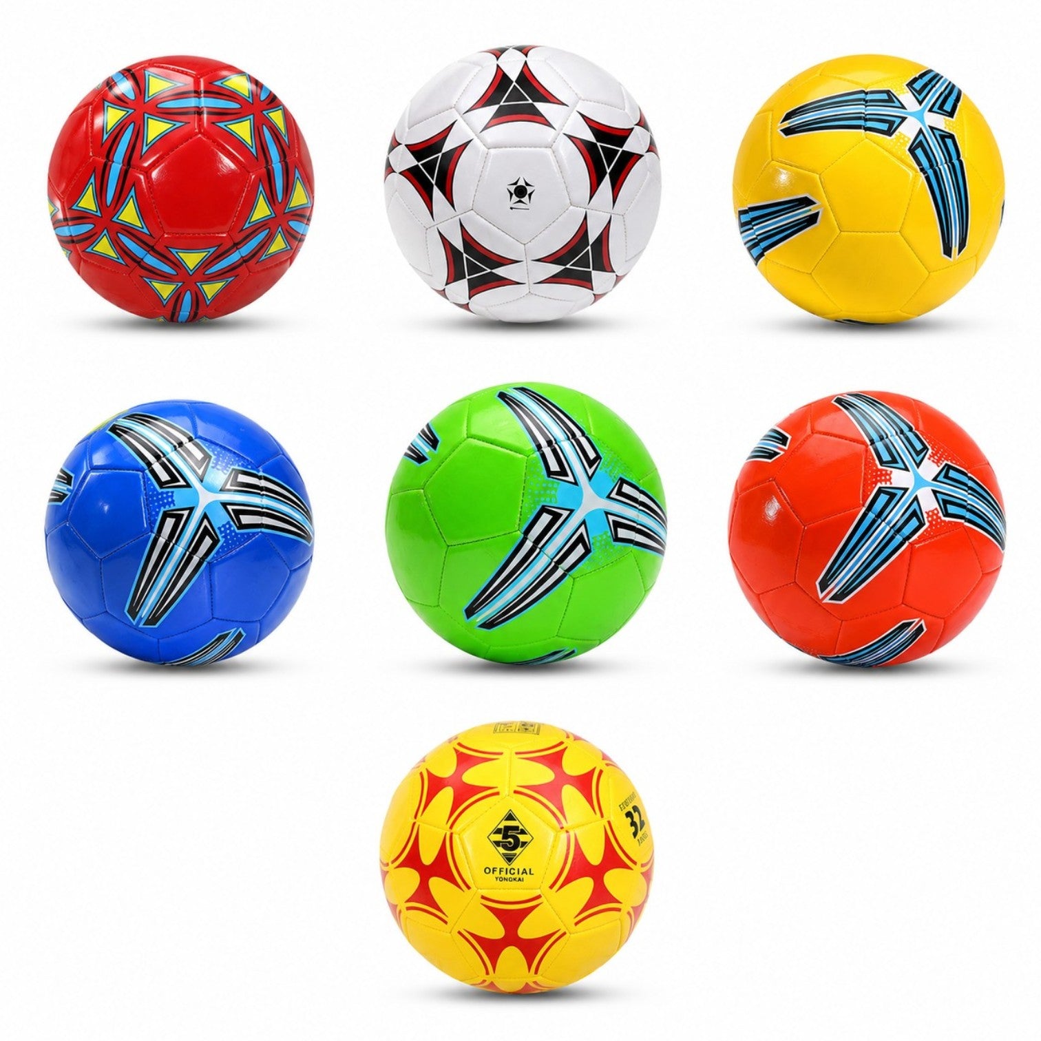 Minge de Fotbal Nr. 5, din Piele, Diferite Modele, 400 g Engros