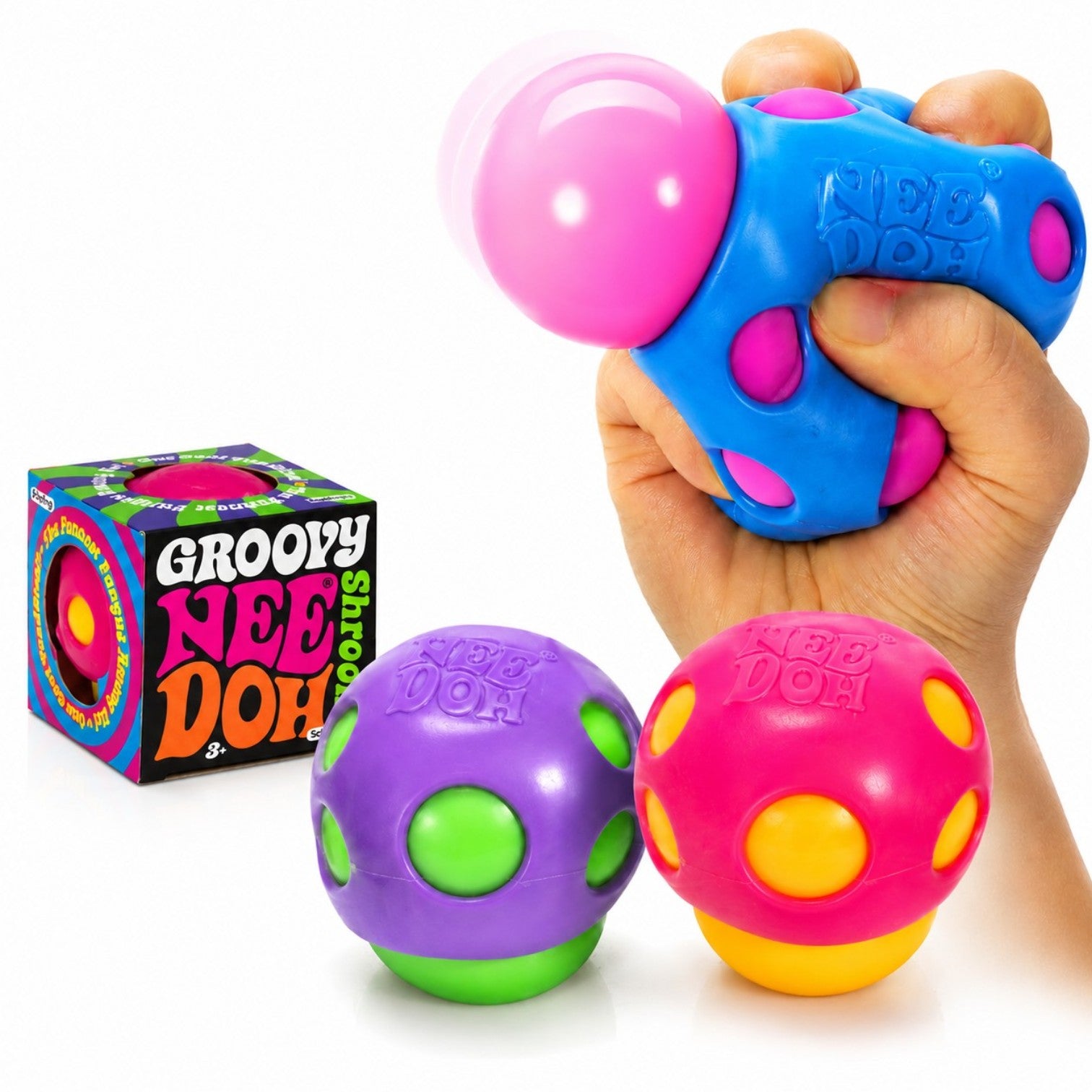 Jucarie Squishy Ciupercă Pop-Out 7cm, cu Spumă în Interior, Antistres Slow Rising, Super Moale și Elastică, Diferite Culori Engros