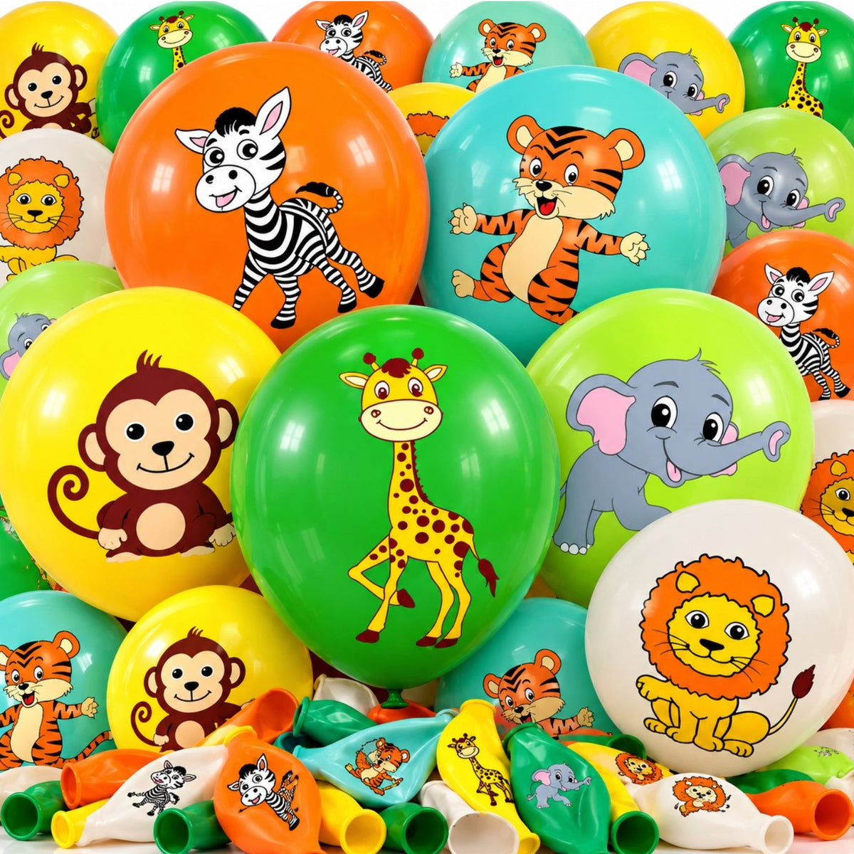 Baloane din Latex, 10/Tipla Diverse Modele cu Animale, 30cm 12/set Engros