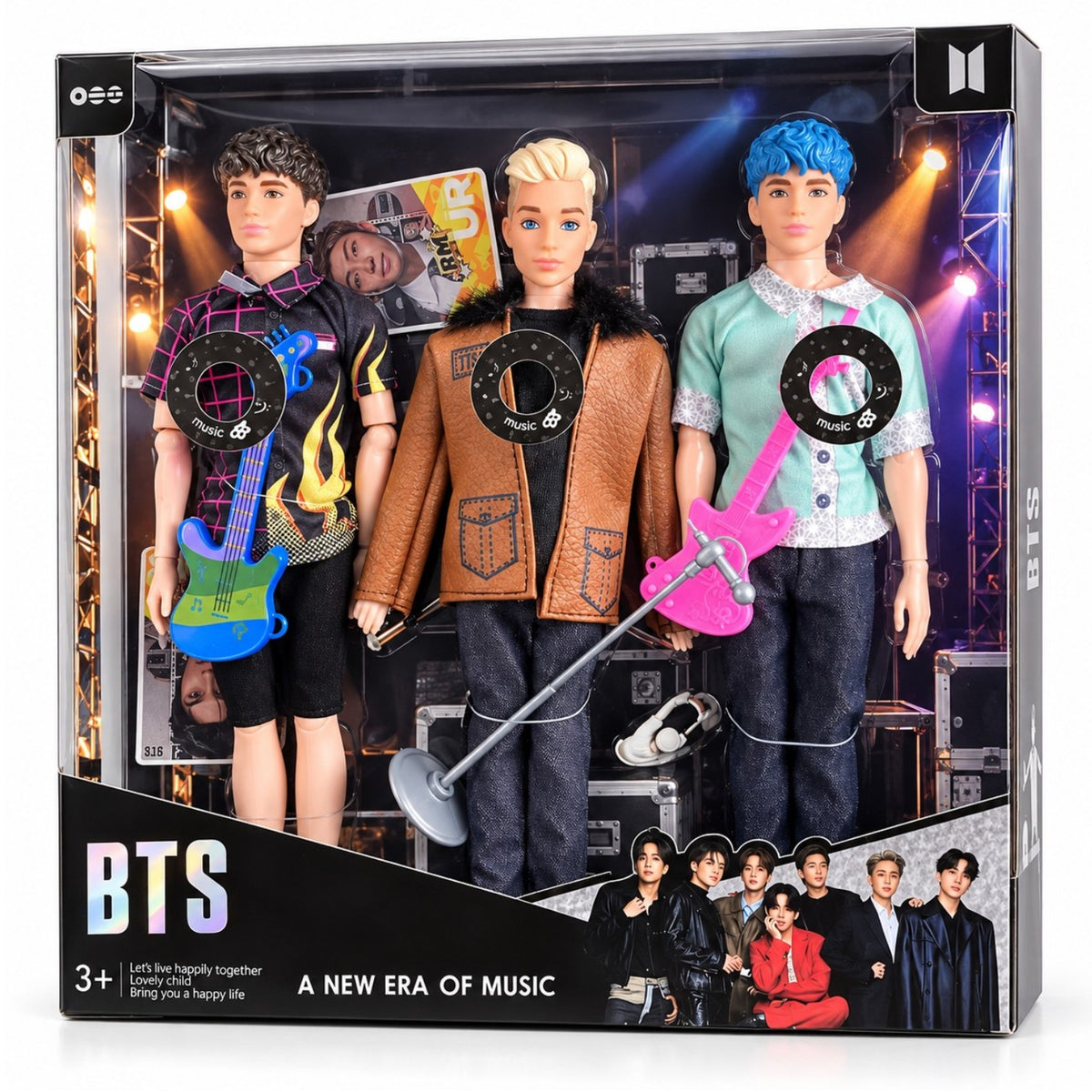 Papusi Baieti BTS 29cm, 3/set, Articulate, Diferite Modele Engros
