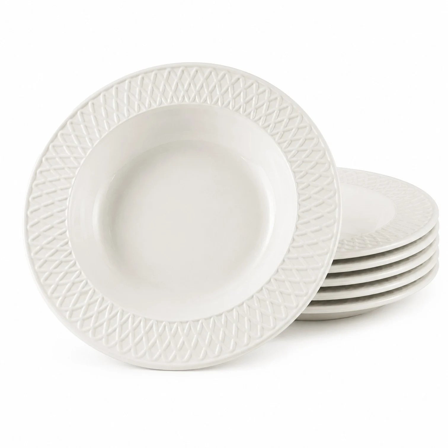 Farfurie Adanca 6/set, din Arcopal 21x2.5cm, cu Model Engros