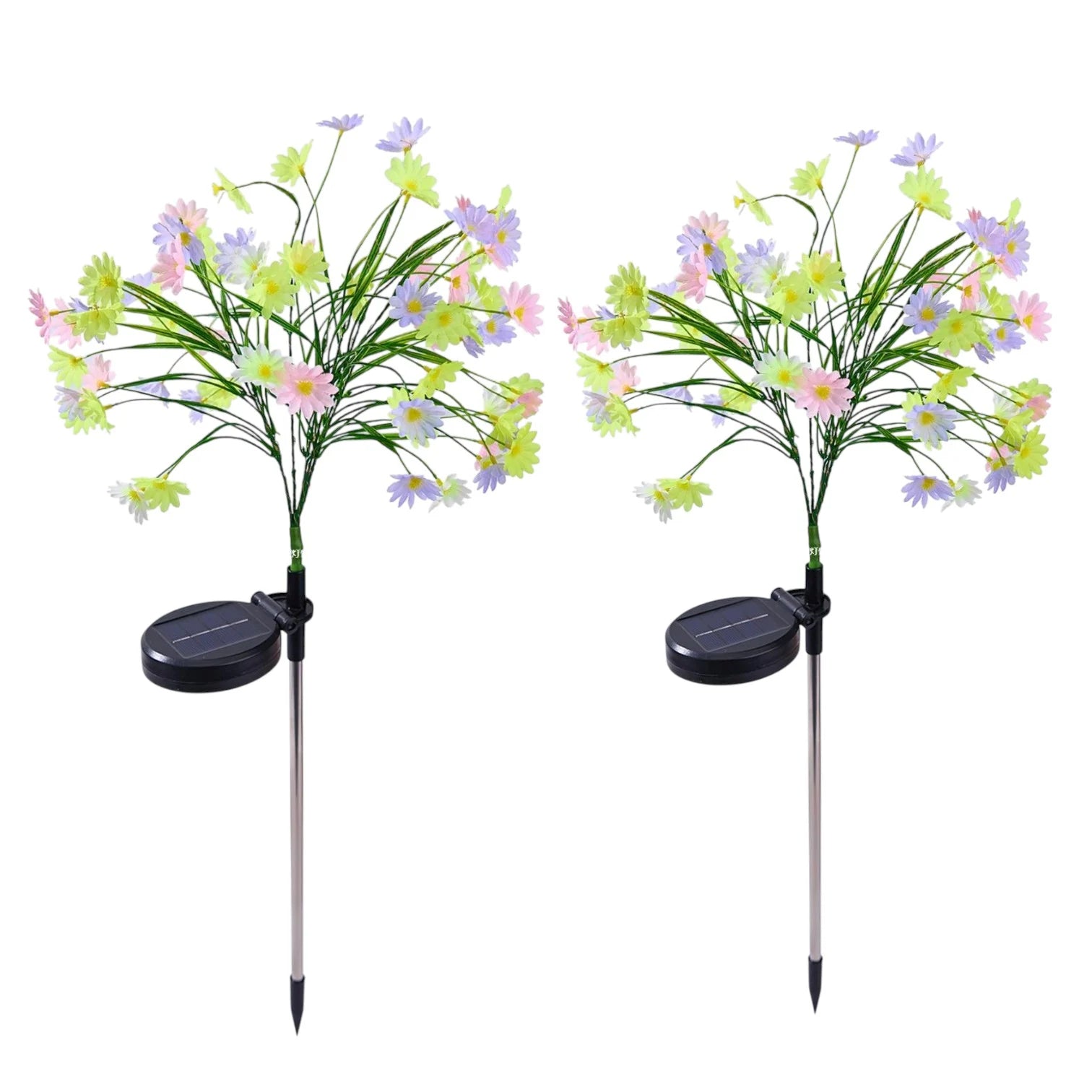 Lampa Solara Led 2/set Model Floricele, 80cm Multicolore Engros