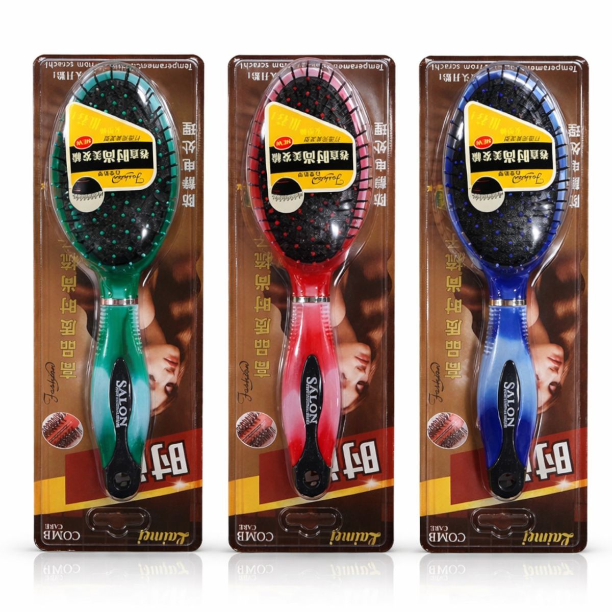 Perie de Păr 24cm, Diferite Culori Engros