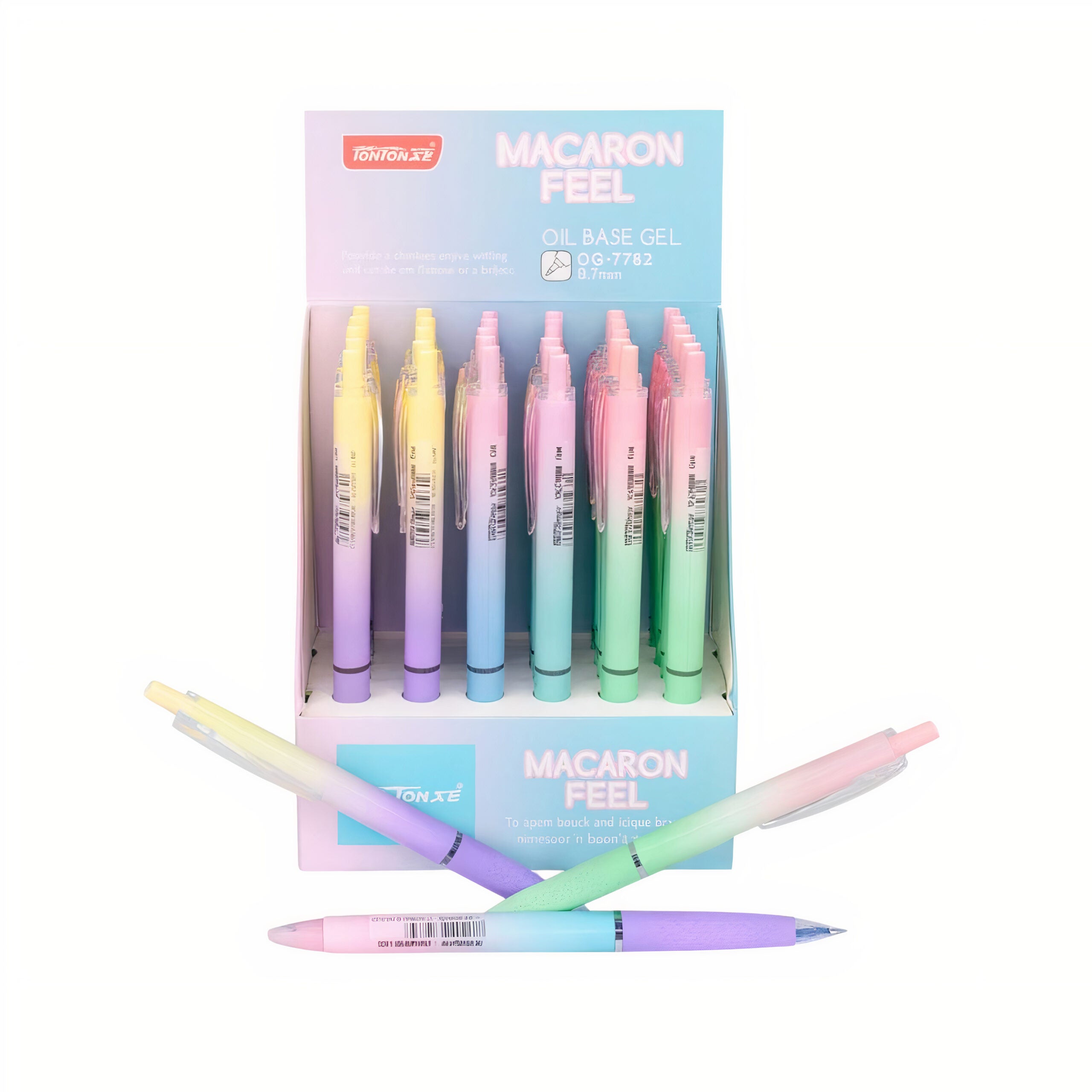 Pix cu Gel 14cm Model Pastel Ombre, 36/set Diferite Culori Engros