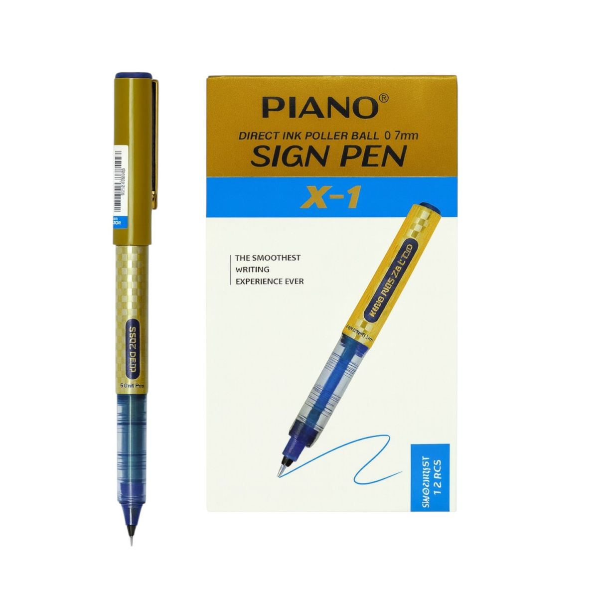 Pix cu Gel 12/set Piano X-1 12/tipla 14cm Pastă Albastră Engros