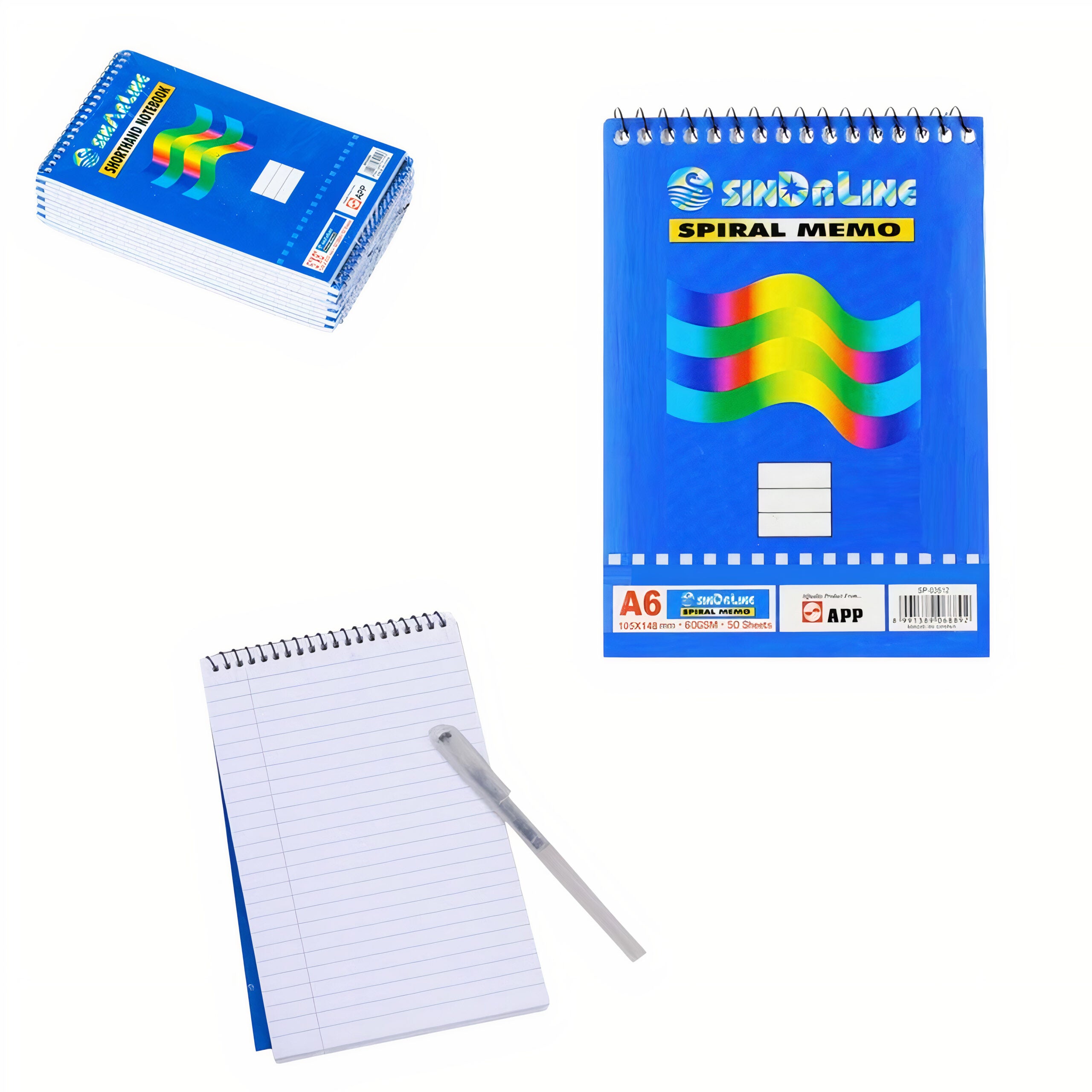 Carnetel 12/set cu Spirala A6, Dictando Notebook Engros